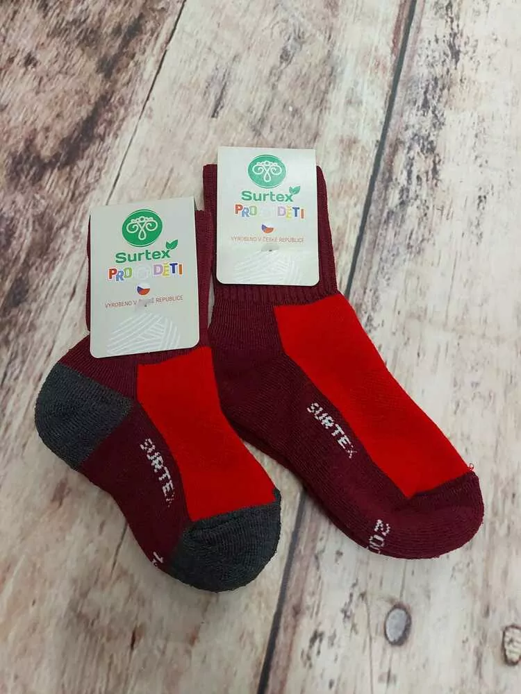 Surtex merino ponožky pro děti - zimní