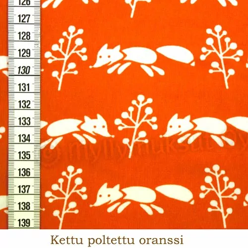 KUS 150cm - Tencel metráž - Lišky
