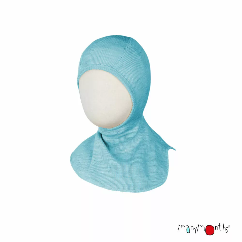 Celoroční merino kukla ManyMonths - Aqua Blue