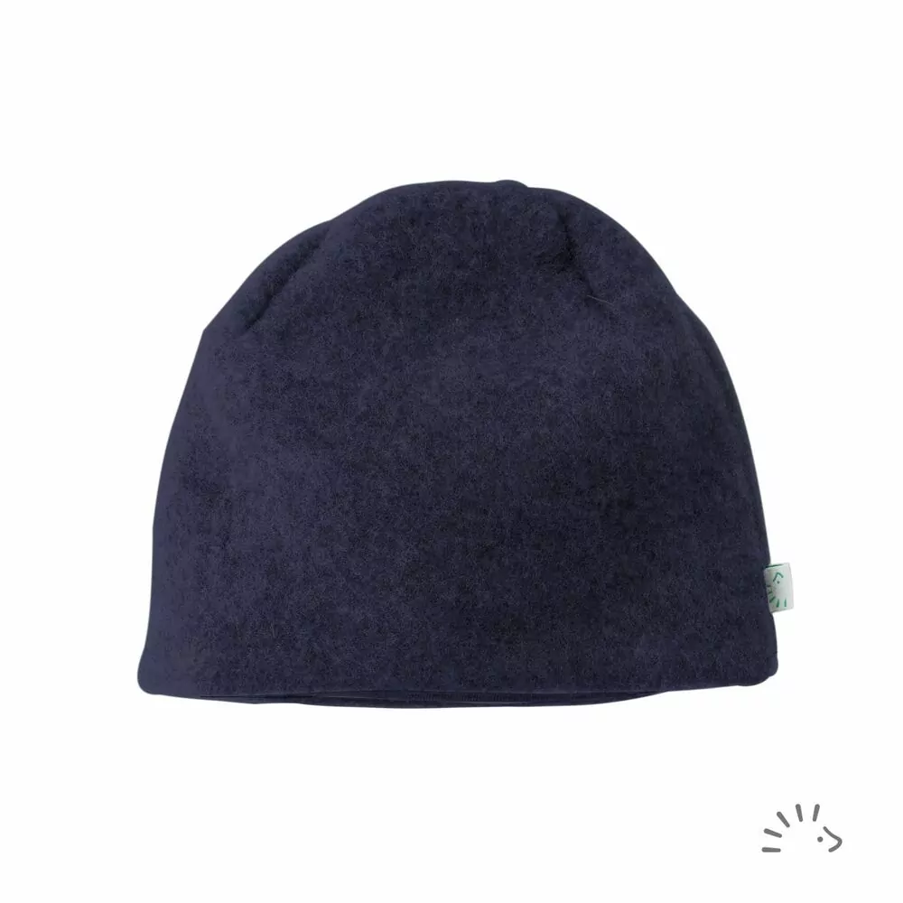 Čepice Iobio merino-fleece - tmavě modrá