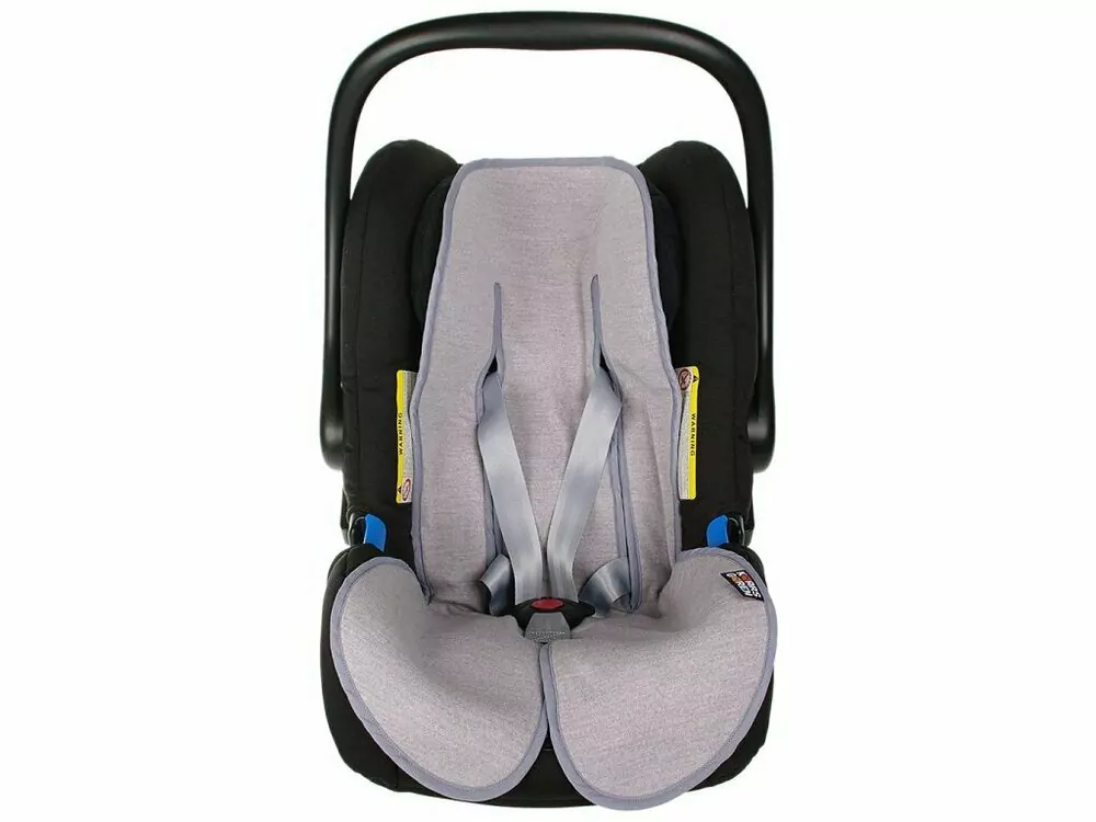 Univerzální 3D letní merino podložka Kaarsgaren - malá (0-13kg) - sv. šedá