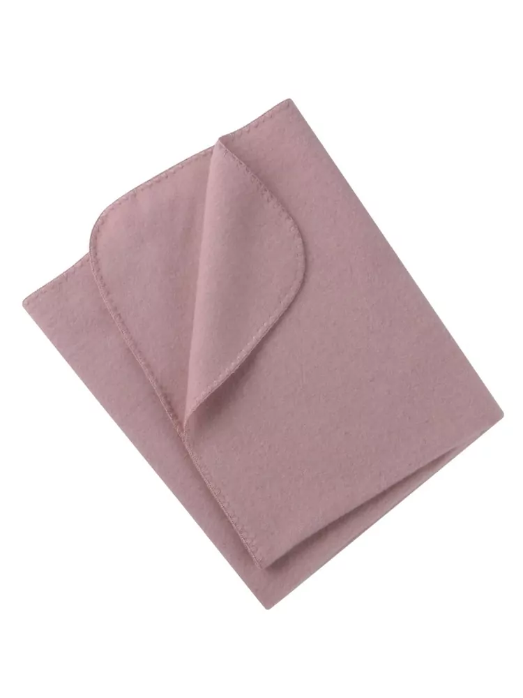 Deka ENGEL merino-fleece - Růžová