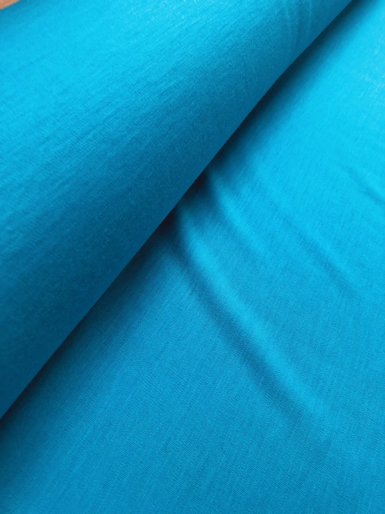 KUS 80cm + kaz - Zimní MERINO metráž - Tyrkysová (turkoosi)