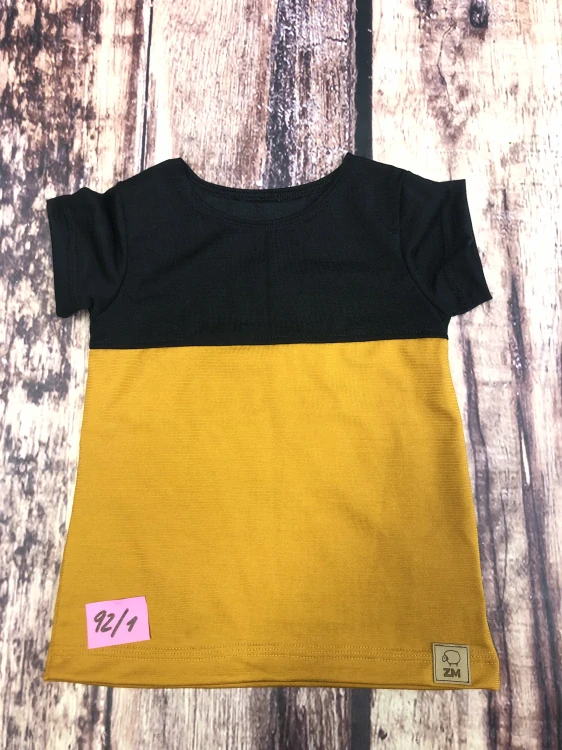 PATCHWORK LETNÍ merino tričko ZM Basic, KR - 92/98