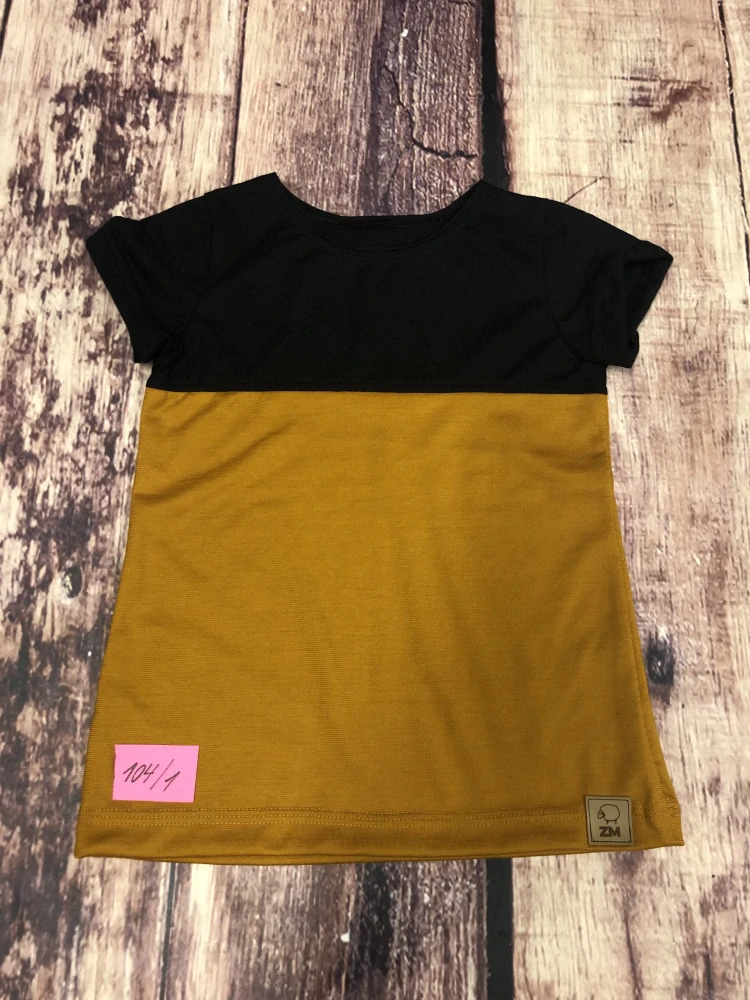 PATCHWORK LETNÍ merino tričko ZM Basic, KR - 104/110