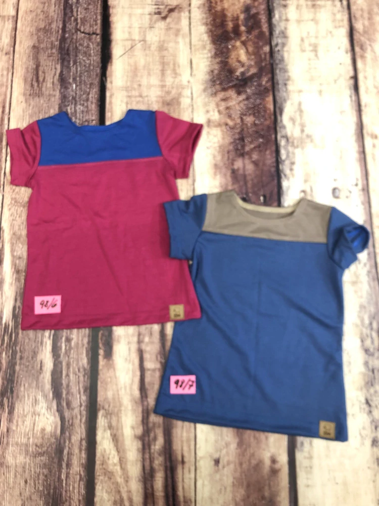 PATCHWORK LETNÍ merino tričko ZM Basic, KR - 98/104