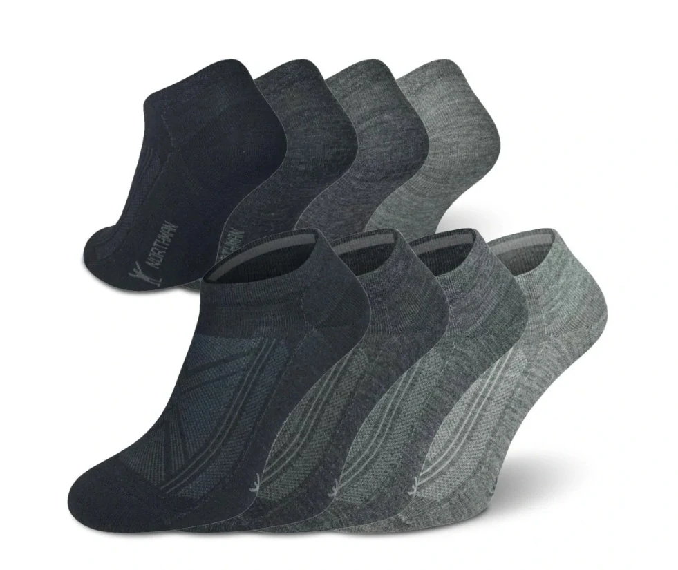 Northman - GOBI Summer Merino - 4 pack šedé