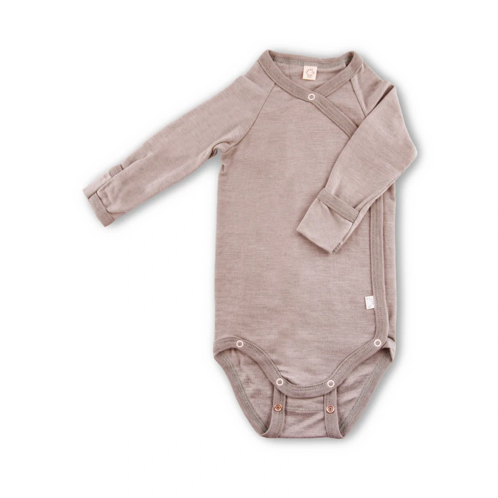 Merino/hedvábí ZAVINOVACÍ body Iobio, DR - Sand melange