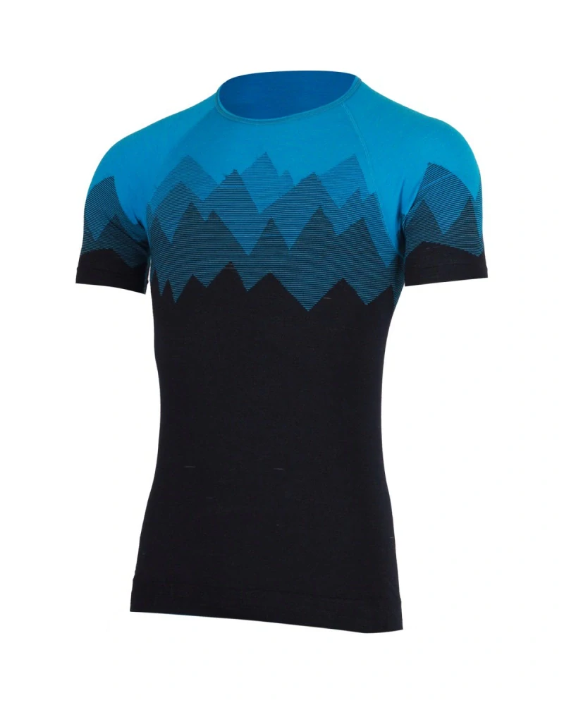 Pánské merino tričko LASTING - WESOR modré