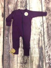 Rostoucí zimní MERINO overal Lambio, DR - Fialový