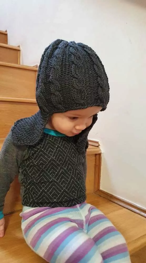 Surtex pletená čepice - dětská šedá