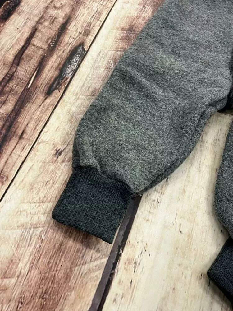 OVERAL IOBIO vařená vlna - antracit