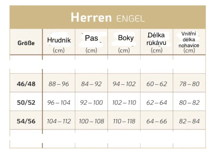 Pánské merino/hedvábí legíny Engel - černé