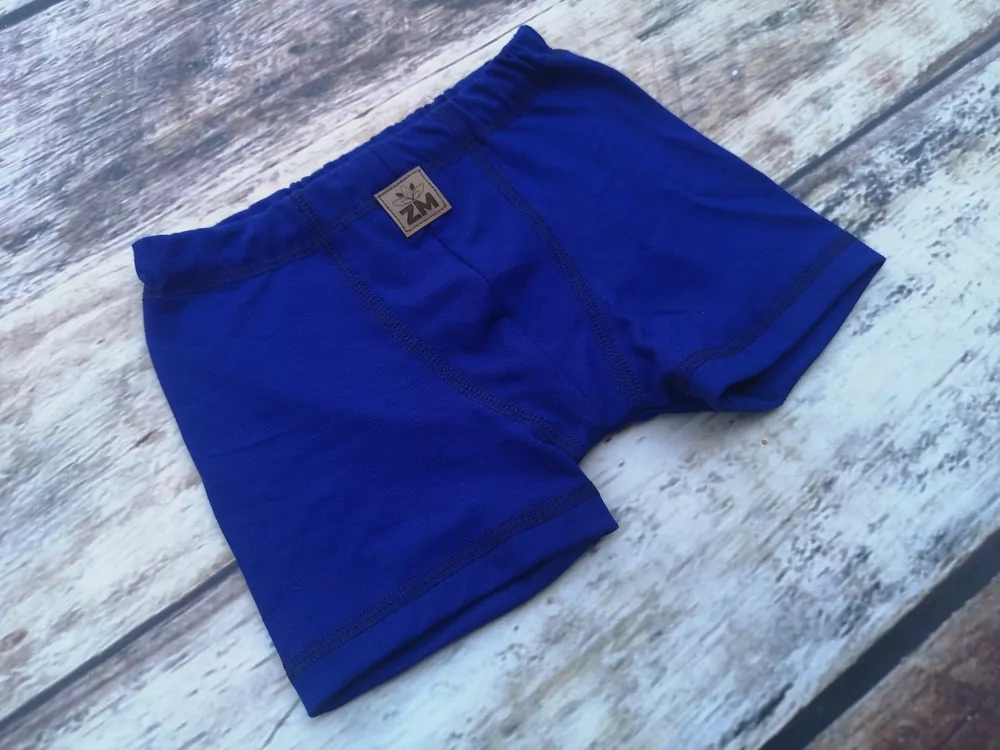 Dětské bambusové trenýrky ZM basic - Indigo