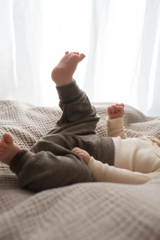 Merino/hedvábí rostoucí kalhoty Engel - Oříšek