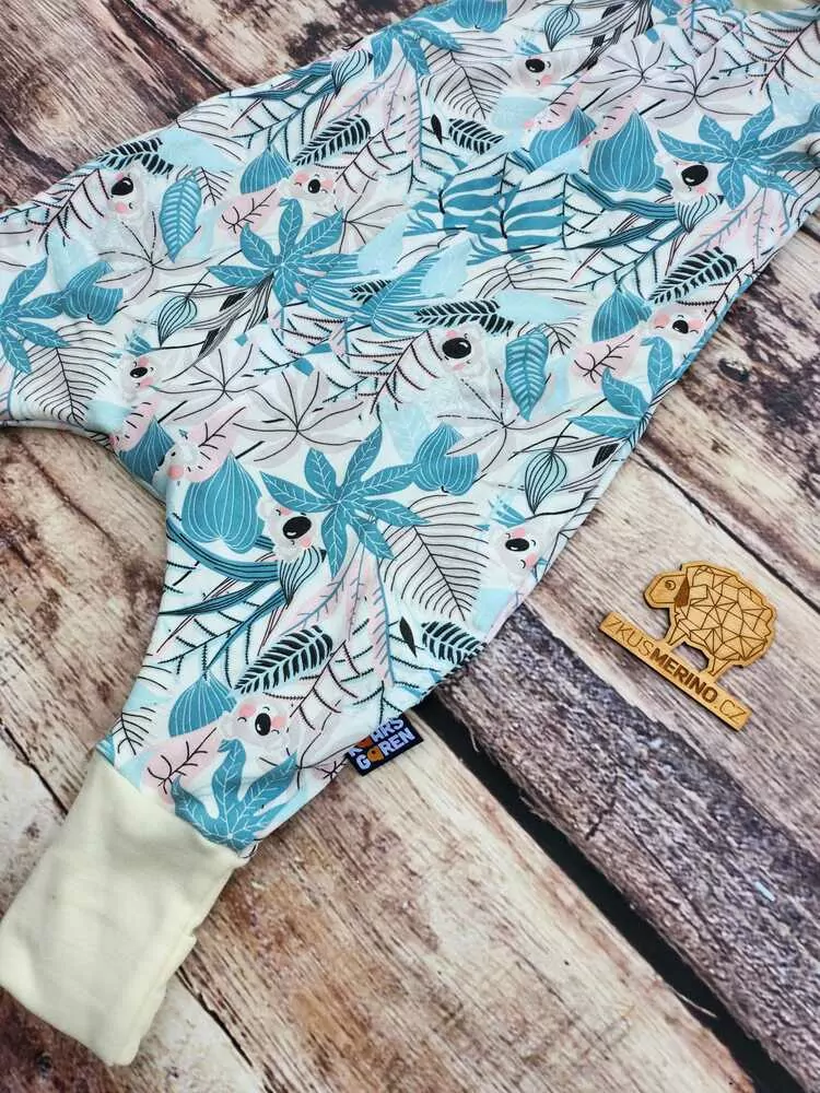 MERINO SPACÍ PYTEL S NOŽIČKAMI - LIMITKA - KOALA mint