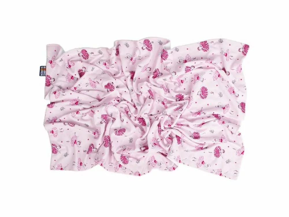 Letní oboustranná bambusová deka - baletky