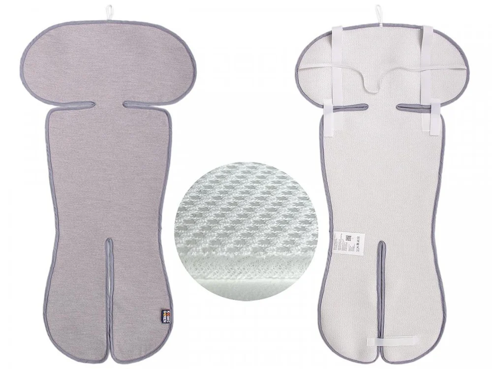 Univerzální 3D letní merino podložka Kaarsgaren - 9-36kg - šedá