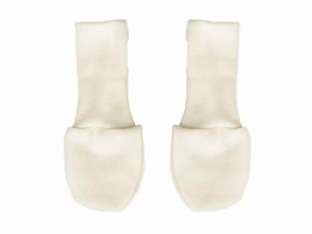 Merino rukavičky 0-3 měsíce - přírodní