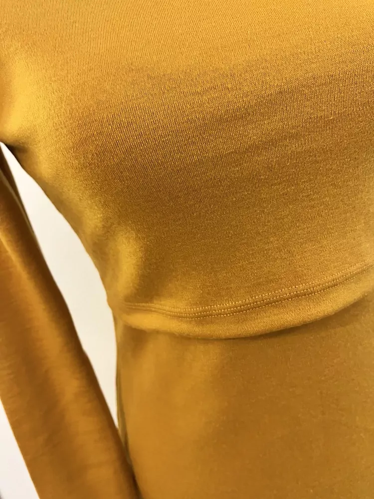 Dámské zimní MERINO kojící tričko ZM Basic, DR - Okr