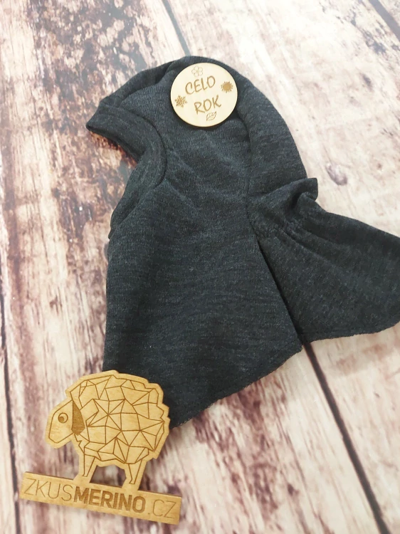 Celoroční MERINO kukla Lambio - antracit