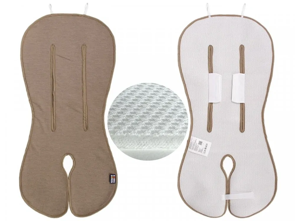 Univerzální 3D letní merino podložka Kaarsgaren - malá (0-13kg) - taupe