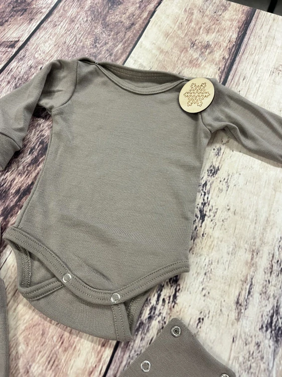 Rostoucí zimní MERINO komplet Lambio, DR - Oříšek