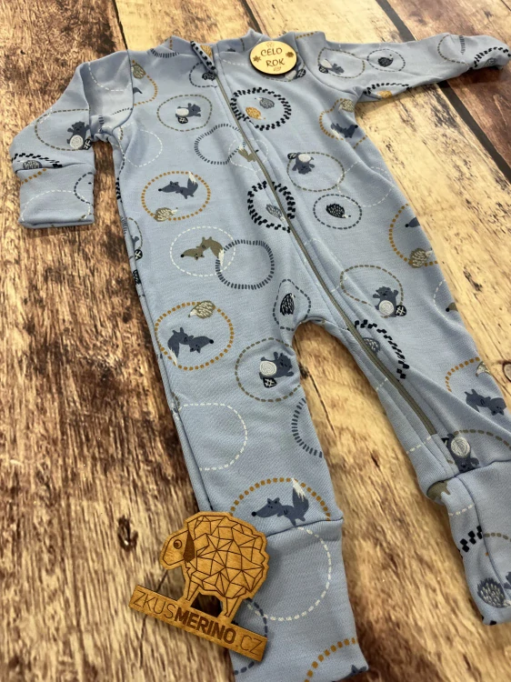 Rostoucí celoroční MERINO overal Lambio, DR - Fox