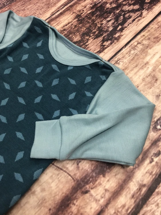 Rostoucí zimní MERINO body Lambio, DR - Diamant petrol