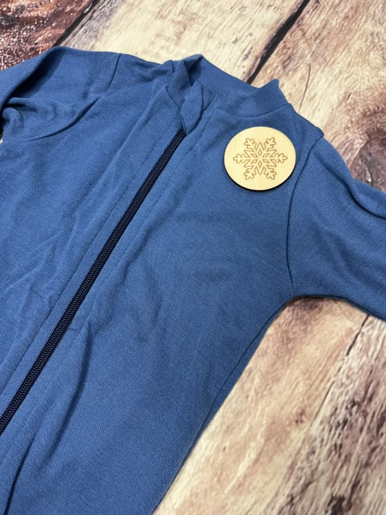 Rostoucí zimní MERINO overal Lambio, DR - Středně modrý