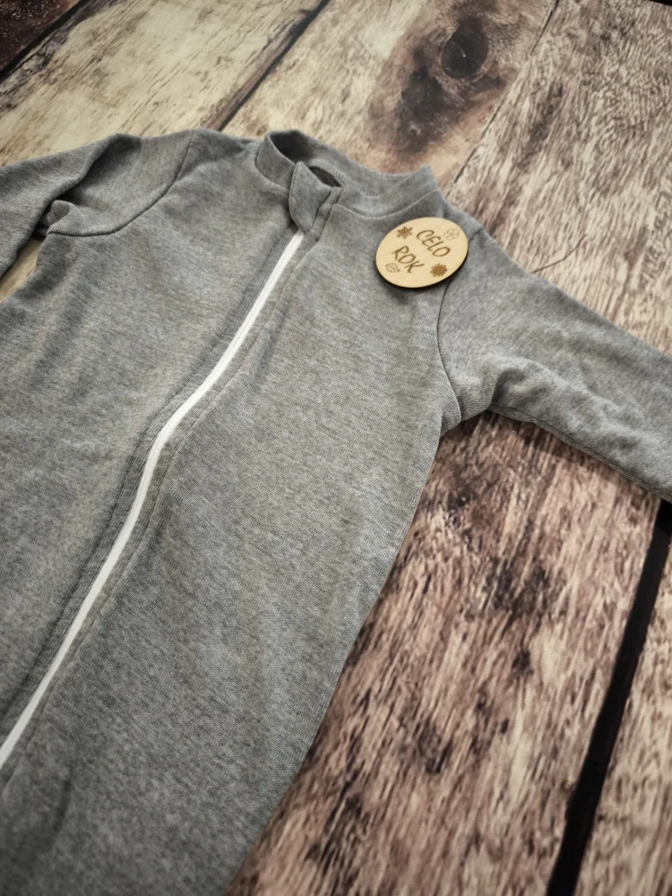 Rostoucí celoroční MERINO overal Lambio, DR - Šedý melír