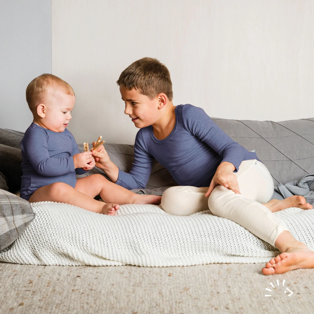 Merino/hedvábí tričko IoBio, DR - Oceán melanž