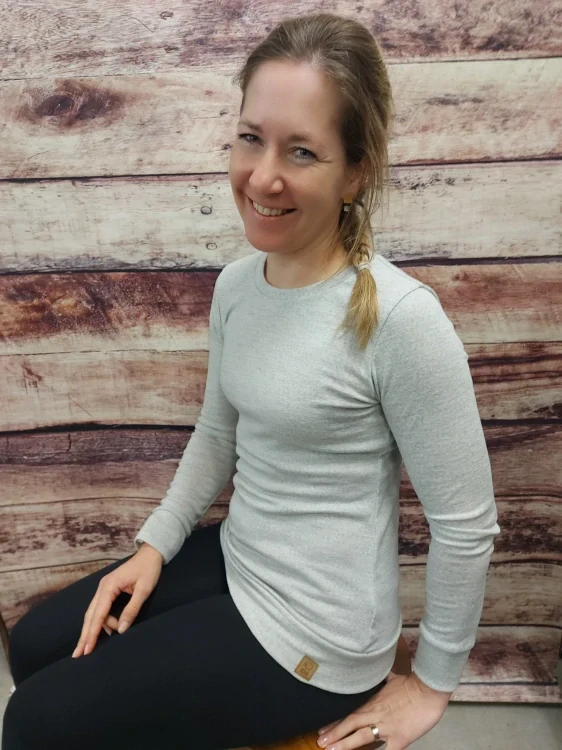 Dámské celoroční MERINO tričko ZM Basic - Light Popelavá