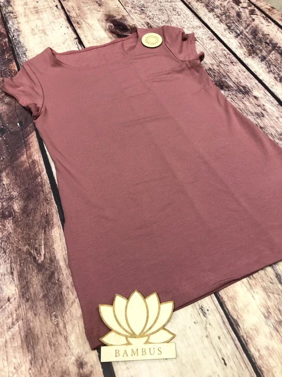 Dámské bambusové tričko ZM Basic, KR - Deco rose