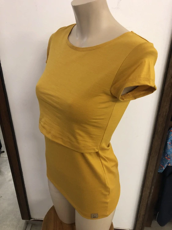 Dámské celoroční MERINO/LYCRA kojicí tričko ZM Basic, KR - Kari