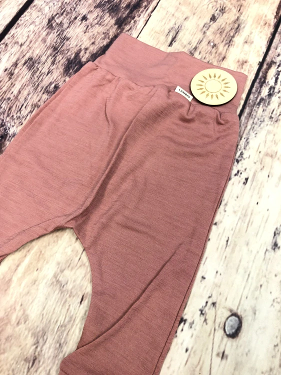 LETNÍ merino harémky Lambio - Dusty rose*