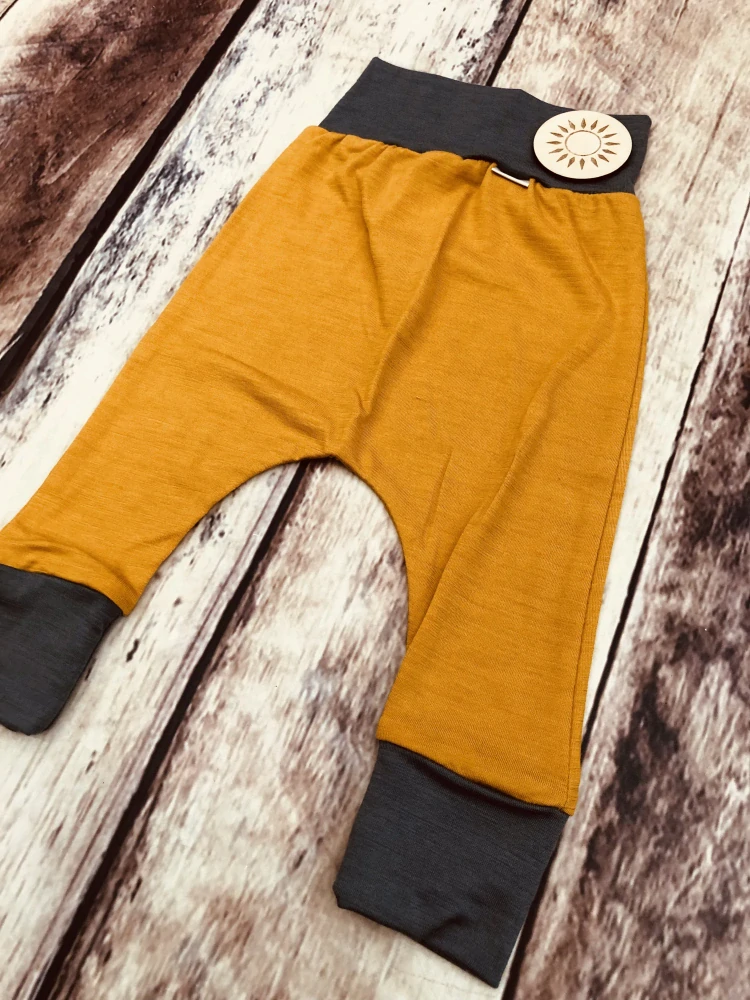 LETNÍ merino harémky Lambio - Kari/šedý lem*