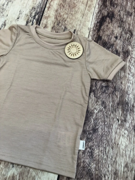 Letní MERINO tričko Lambio, KR - Písek*