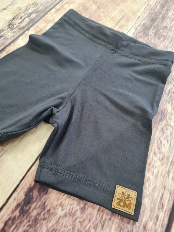 Dětské BAMBUSOVÉ kraťasy ZM basic - Tmavě šedé