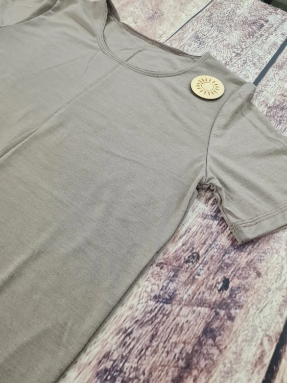 Pánské LETNÍ merino tričko ZM Basic, KR - Moka