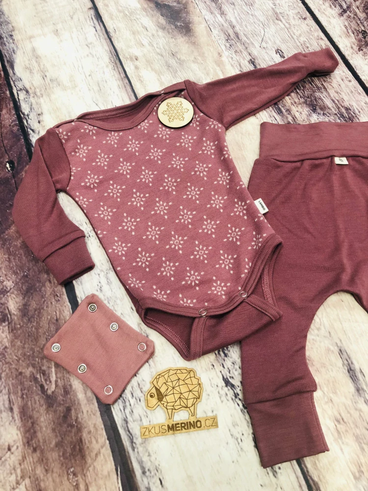 Rostoucí zimní MERINO komplet Lambio, DR - Polárka kanerva/kanerva*