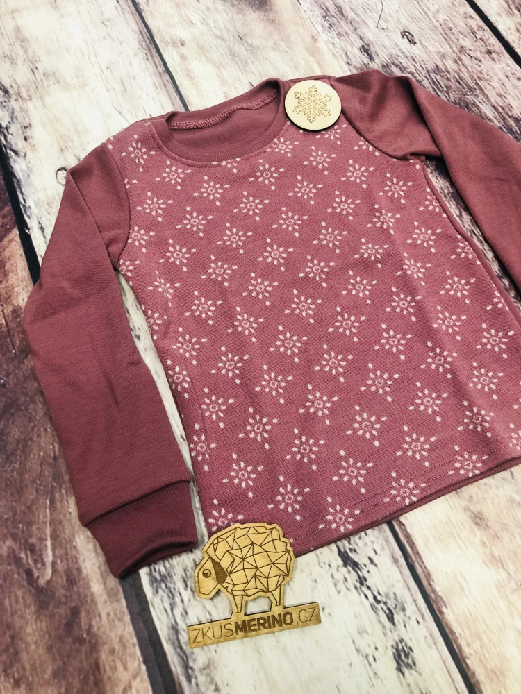 Zimní MERINO tričko Lambio, DR - Polárka kanerva/kanerva