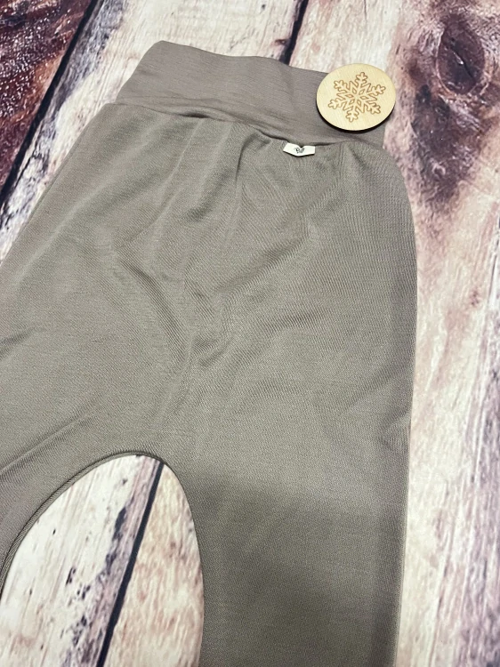 Rostoucí zimní MERINO harémky Lambio -  Oříšek*