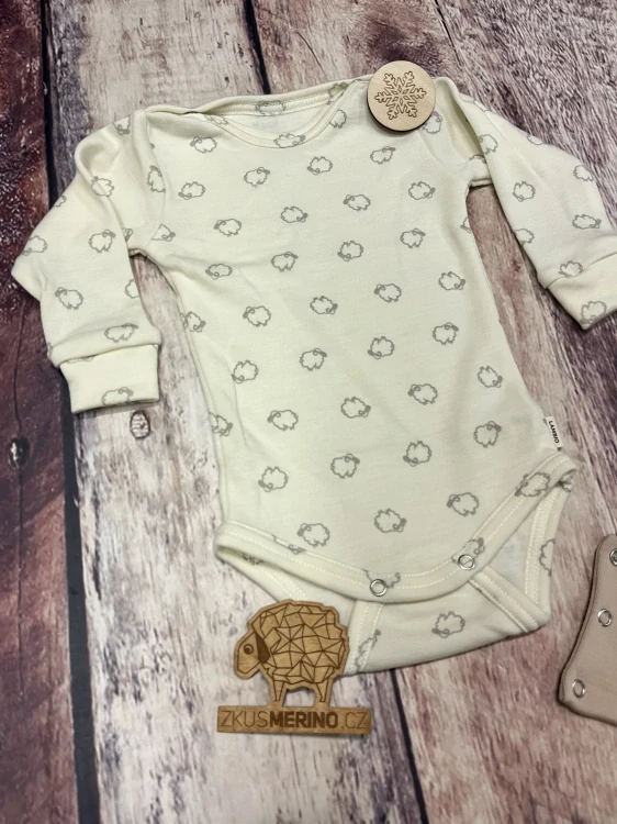 Rostoucí zimní MERINO body Lambio, DR - Ovečky*