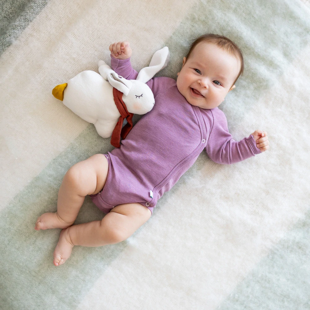 Merino/hedvábí ZAVINOVACÍ body Iobio, DR - Mauve