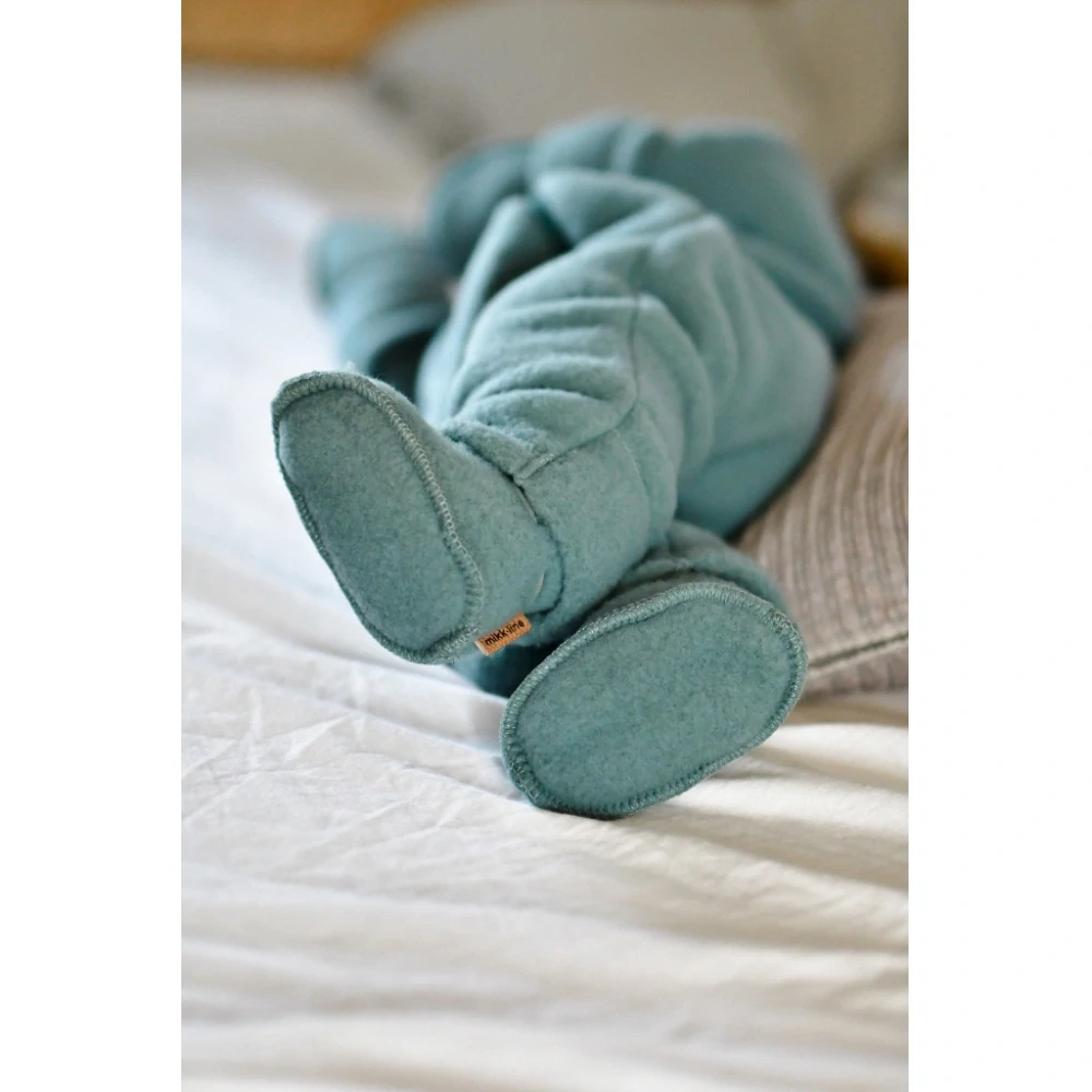 Merino-fleece capáčky Mikk-line - Balsam green