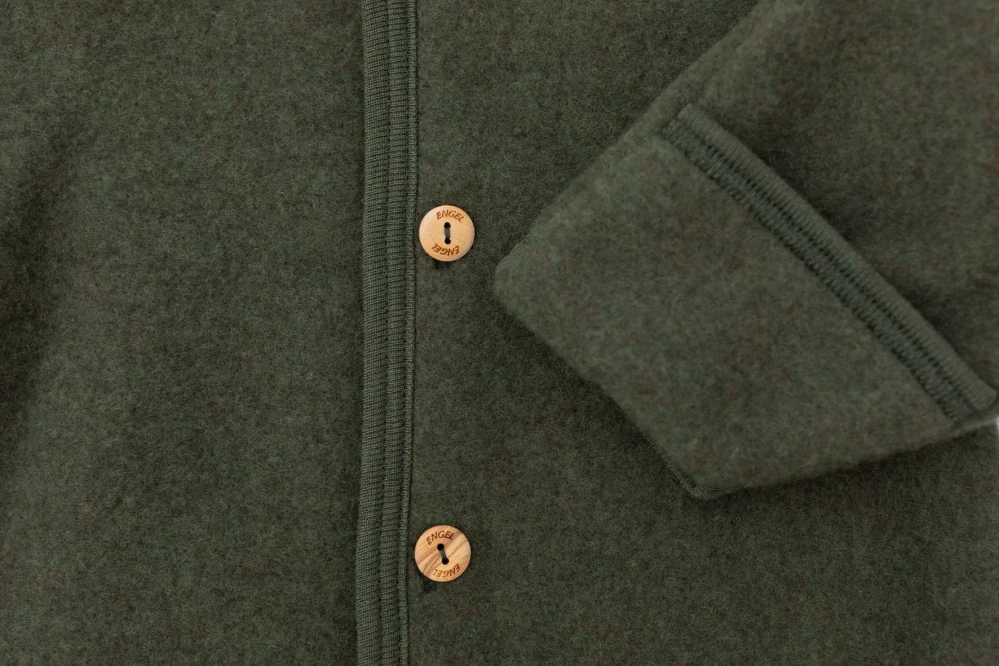 Merino fleece overal Engel - Olivový