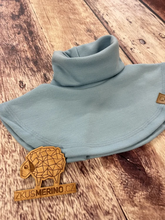 Zimní MERINO nákrčník - rolák ZM Basic - Mint