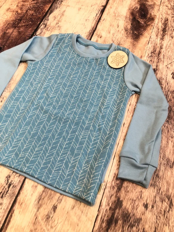 Zimní MERINO tričko Lambio, DR - Antracit polárka/hořčice*