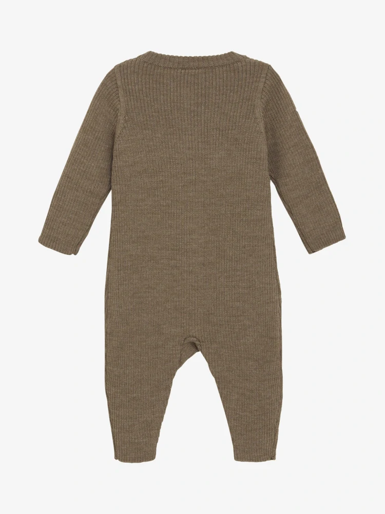 Zimní merino pletený overal CeLaVi - Cocoa Creme